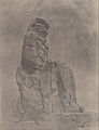 1851年，美国埃及学家约翰·比斯利·格林所拍摄的最早的门农巨像的照片