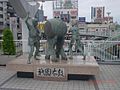 Kokura Gion daiko statue