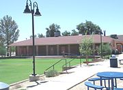 The second of two original Litchfield Elementary School buildings.