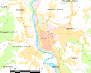 维希市镇地图