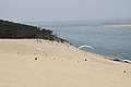 Paragliders above the dune