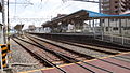 从车站大楼望向藤江站站台