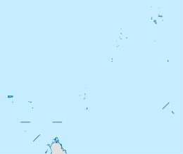 Map showing the location of Mahé in the Seychelles