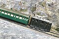 0e gauge rack railway train model of the WAB with He 2/2 from the series He 2/2 51 to 58 in Basel, 2021