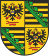 薩爾費爾德-魯多爾施塔特縣徽章