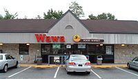 An older Wawa in Sewell, New Jersey