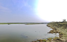 A bridge over Kolleru lake