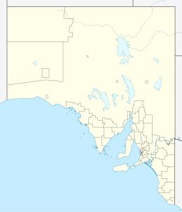 花岗岩岛在南澳大利亚州的位置