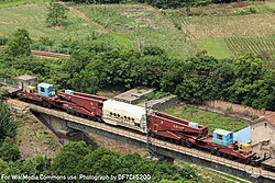 中国铁路DQ45型钳夹式长大货车