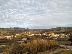 A view over Cossano Belbo