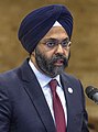 Sikh-American politician Gurbir Grewal wearing a turban