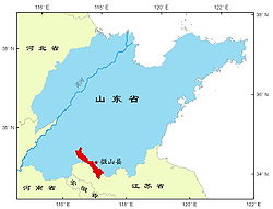 微山县的地理位置