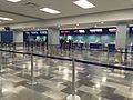 Check-in counters