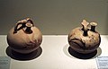 Fine-ware Minoan stirrup jar, LM III ca. 1390 - 1070 BC (Museum display dates)