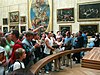 The Mona Lisa room at The Louvre