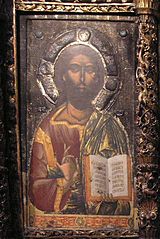 Icon by Onufri in Cathedral of Berat.