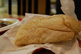 Trinidadian-style roti paratha (buss-up shut)