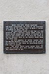 Commemorative plaque describing the former Radford House in Plymstock, Plymouth