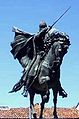 Statue in Burgos up close ("srnec, option 2")