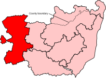 Location of West Suffolk Constituency in Suffolk following the 2023 Boundary Review