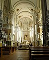 Interior viewing to the main altar