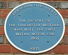 Lanchester brothers 1995 blue, bolted