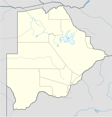 Location map Botswana