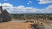 A view of Broken Hill from Brown's Shaft, at Junction Mine.