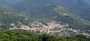 The town of Cannalonga
