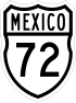 Federal Highway 72 shield