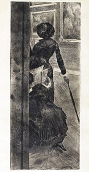 Mary Cassatt at the Louvre: The Paintings Gallery Degas, c. 1879–80