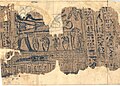 Fragments of apprarent original papyrus, low resolution.