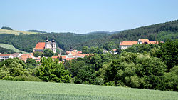Panorama of Lomnice