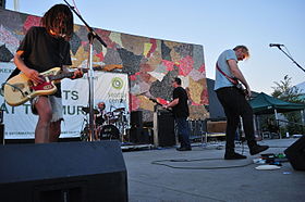 Love Battery, 2012. Left to right: Kevin Whitworth, Ben Ireland, Chris Eckman, Ron Nine.