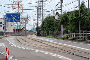 未建成下行站台前的站台全景（2014年9月）