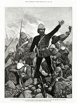 Sir George Colley at the Battle of Majuba Hill