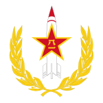 臂章上的火箭軍徽標