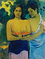 保罗·高更《两个大溪地女人》，1899年，现藏于大都会艺术博物馆