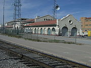 Different view of the historic Phoenix Union Station built in 1923 and located at 401 W. Harrison St.. Listed in the National Register of Historic Places. Reference number 85003056