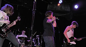 Whitemare live in 2011. From left to right: Al Kilcullen, Eugene Economou, Matt Johnson and Lewis Porter.