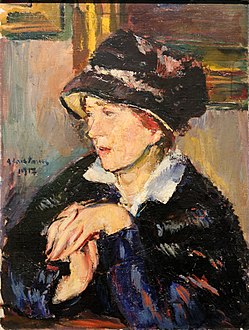 Woman with a Dark Hat (1917)