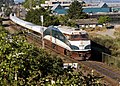 Amtrak Cascades leaving Edmonds Station