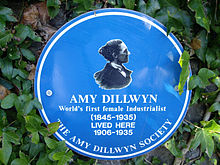 Plaque dedicated to Dillwyn in Swansea