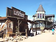 A different view of Goldfield’s Main Street.