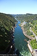 Castelo de Bode Dam and Zêzere River