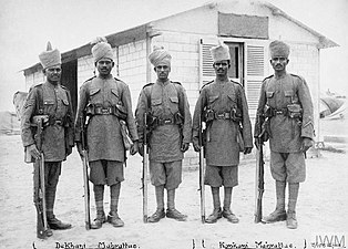 Dekhani and Konkani Mahrattas, World War I
