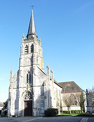 The church in Bourg-Achard