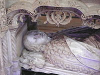 Margaret of Austria, lower effigy