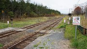 Track crossing in station