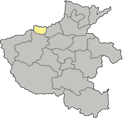 济源市在河南省的地理位置